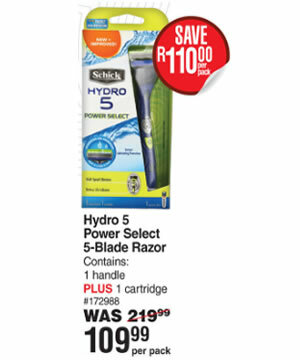 Schick_Hydro_5_Power_Select_5_Blade_Razor