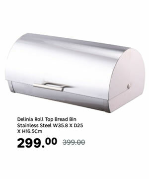 Delinia_Roll_Top_Bread_Bin_Stainless_Steel