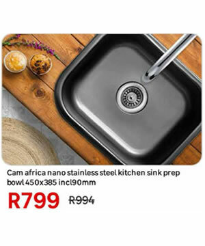 Cam_Africa_Nano_Stainless_Steel_Kitchen_Sink_Prep_Bowl