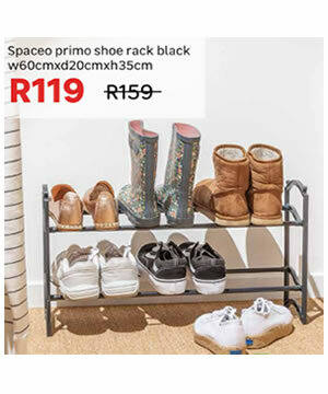 Spaceo_Primo_Shoe_Rack_Black
