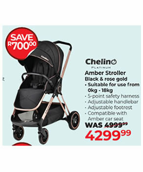 Chelino_Amber_Stroller_Black_Rose_Gold