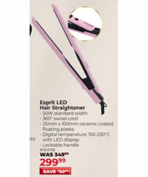 Carmen_Espririt_LED_Hair_Straightener