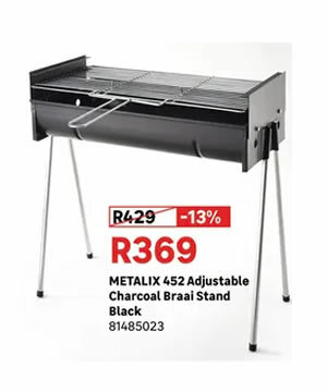 Metalix_452_Adjustable_Charcoal_Braai_Stand_Black