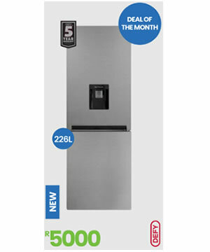 Defy_226L_Metallic_Fridge_Freezer