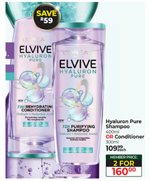 LOreal_Elvive_Hyaluron_Pure_Shampoo_Or_Conditioner_400ml_Or_300ml