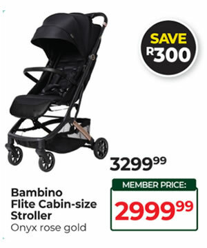 Bambino_Flite_Cabin_Size_Stroller_Onyx_Rose_Gold
