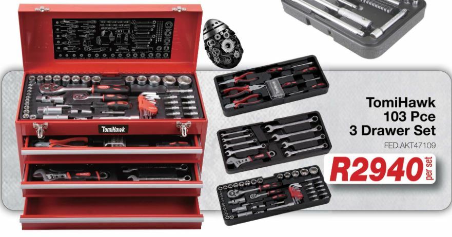 TomiHawk_103_Pce_3_Drawer_Set