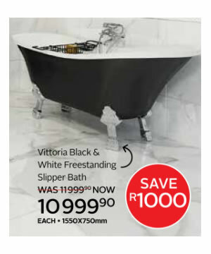 Vittoria_Black_White_Freestanding_Slipper_Bath